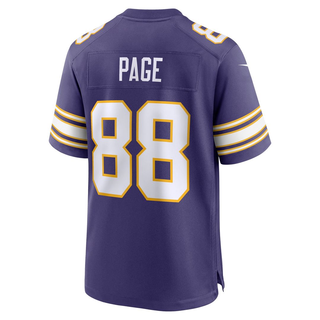 Alan Page Minnesota Vikings Retired Player Alternate Jersey - Purple