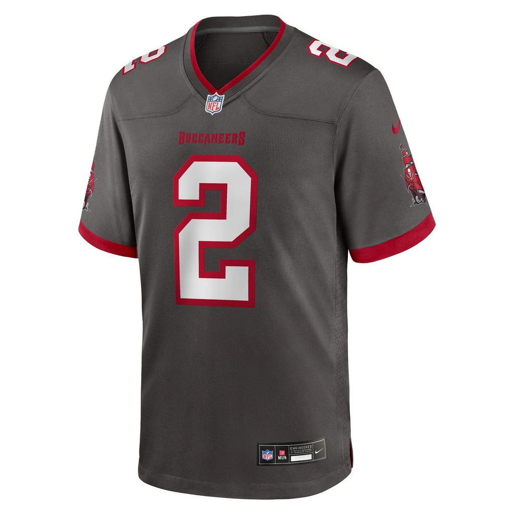 Emeka Egbuka Tampa Bay Buccaneers Alternate Jersey - Pewter