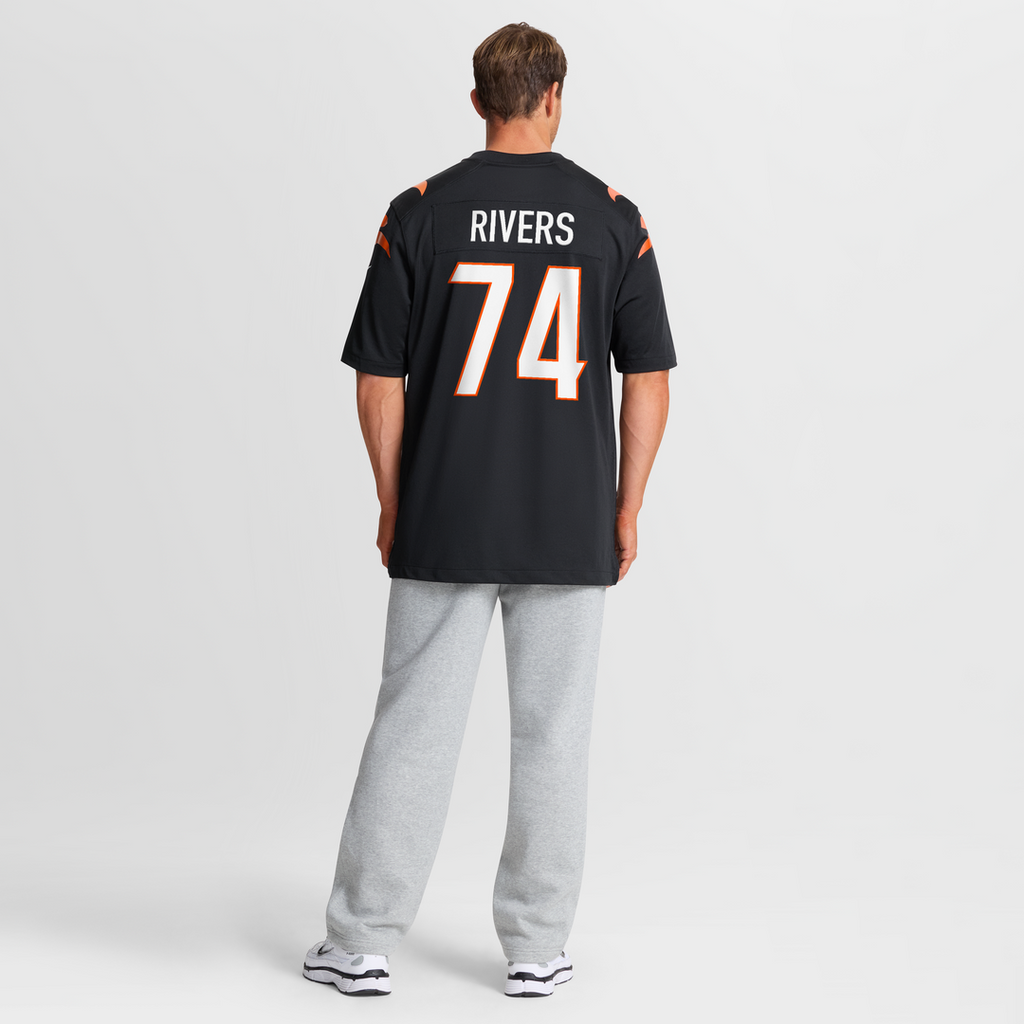 Jalen Rivers Cincinnati Bengals Team Jersey - Black
