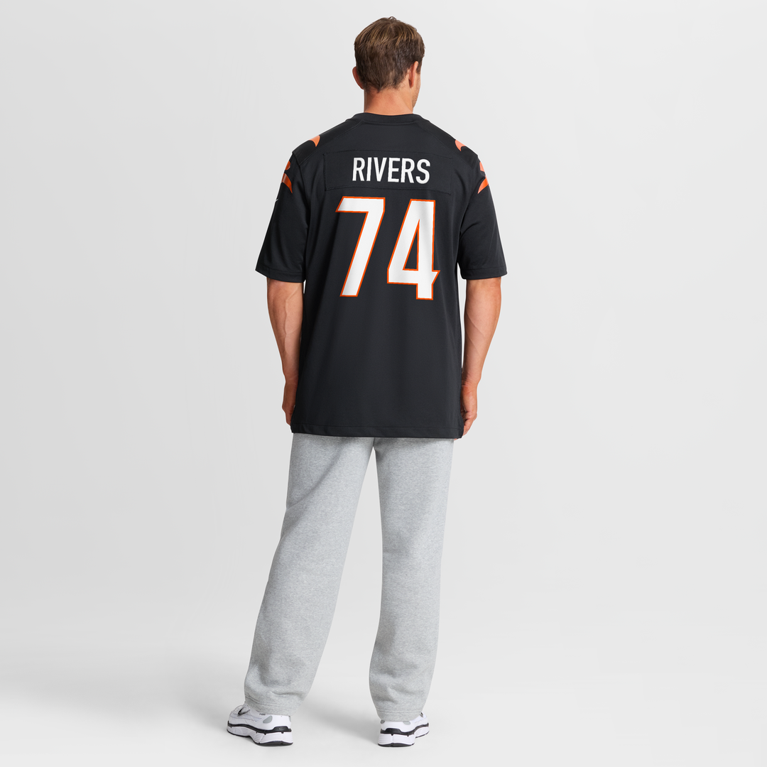 Jalen Rivers Cincinnati Bengals Team Jersey - Black