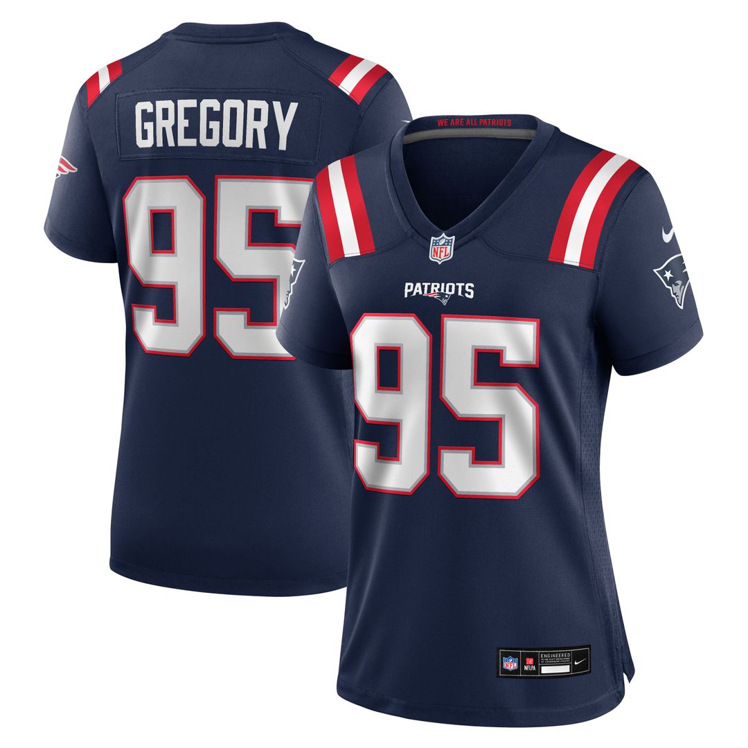 Eric Gregory New England Patriots Women's Team Jersey - Navy