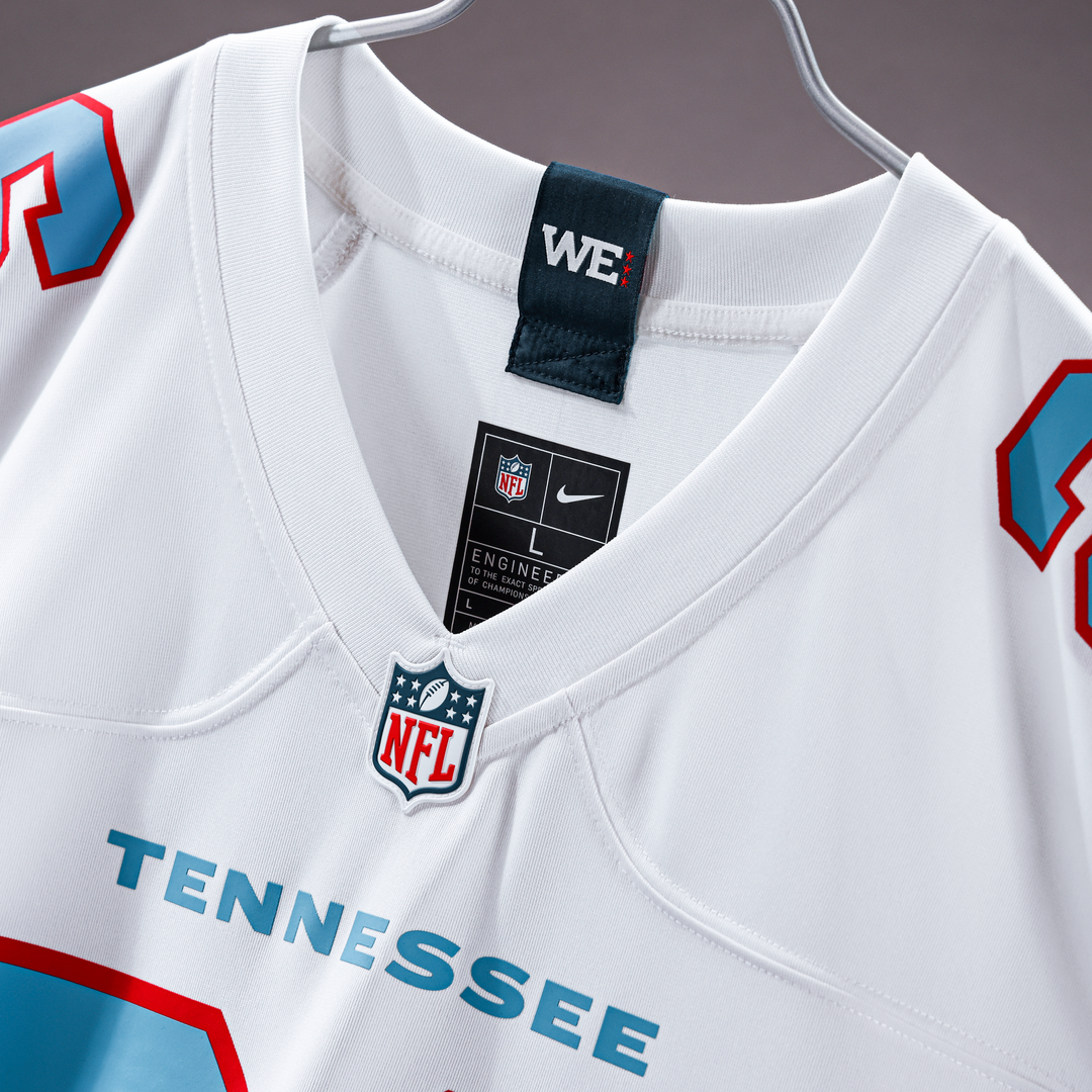 Tennessee Titans Game Custom Jersey - White