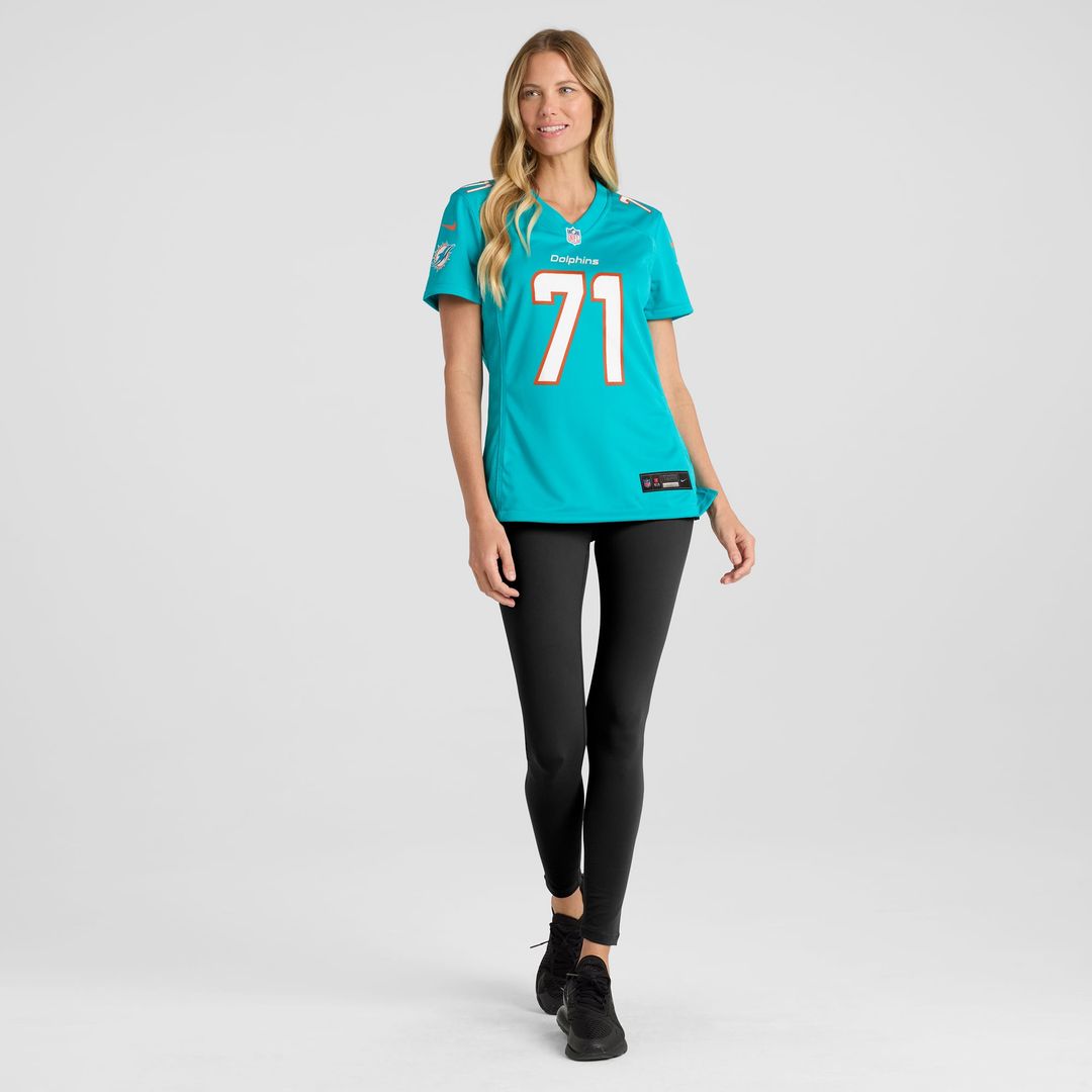Kion Smith Miami Dolphins Women's Jersey - Aqua
