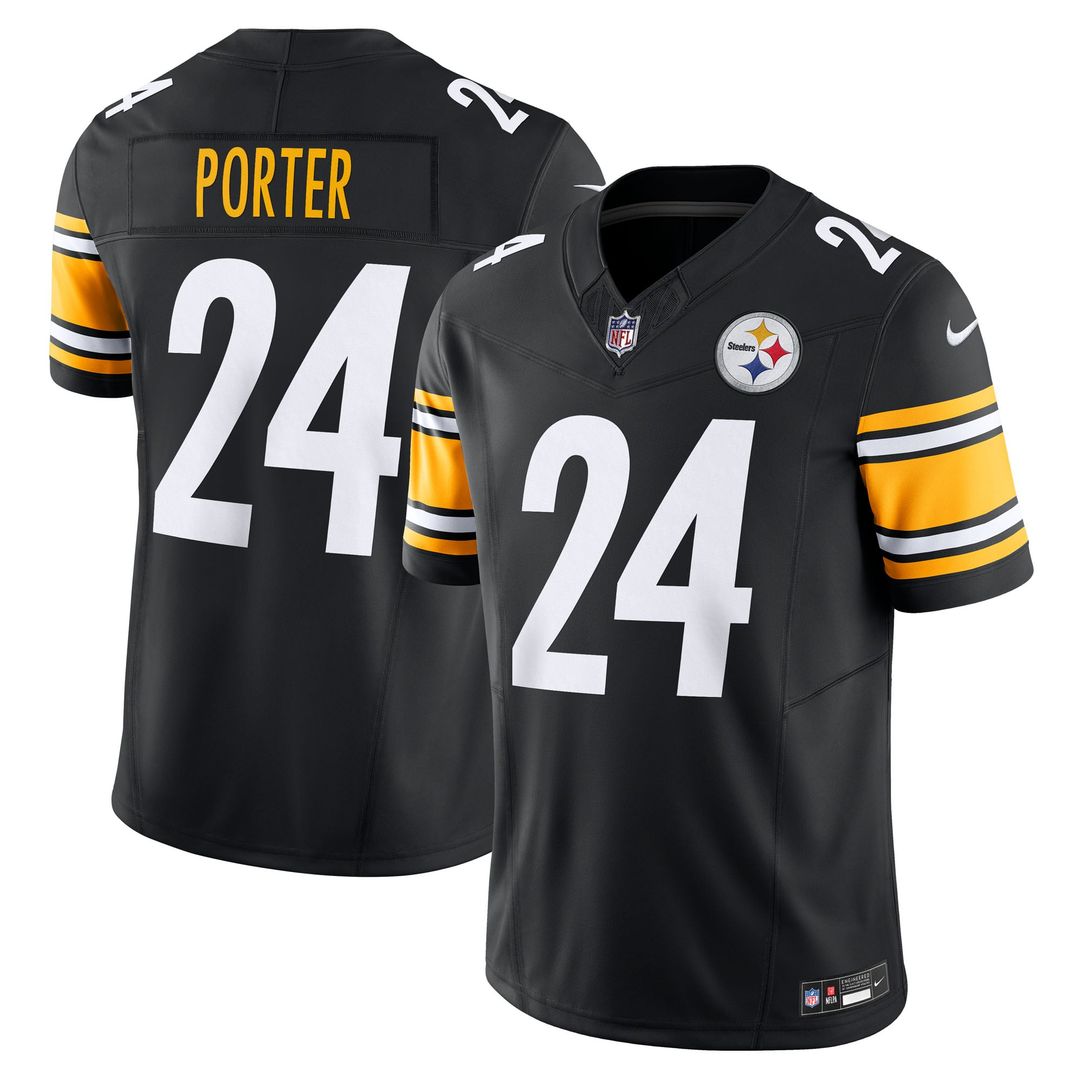 Joey Porter Jr. Pittsburgh Steelers Jersey - Black