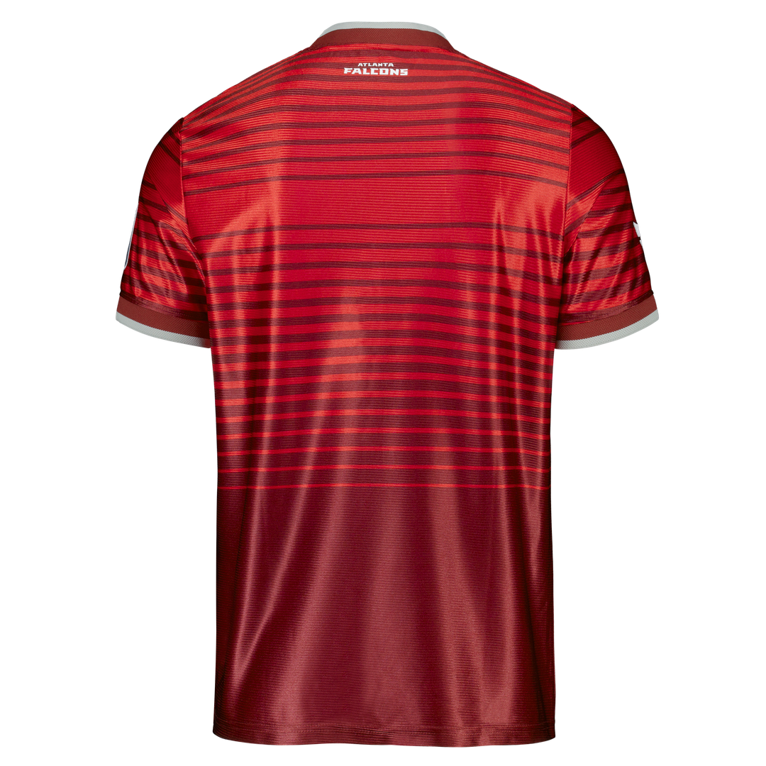 Atlanta Falcons Youth Football x Football V-Neck Fan Top - Red