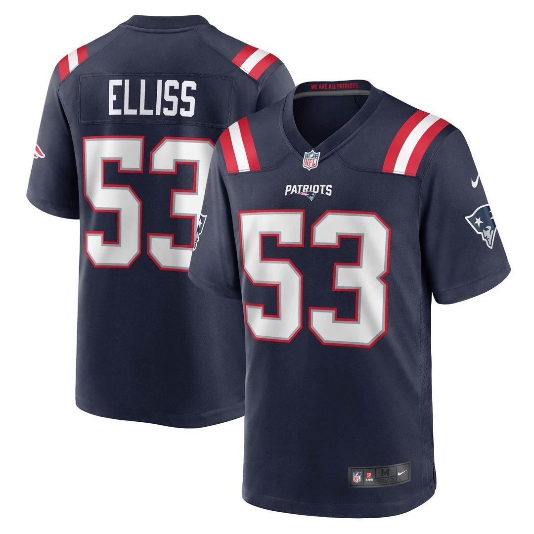 Christian Elliss New England Patriots Jersey - Navy