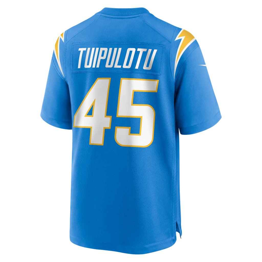 Tuli Tuipulotu Los Angeles Chargers Team Jersey - Powder Blue