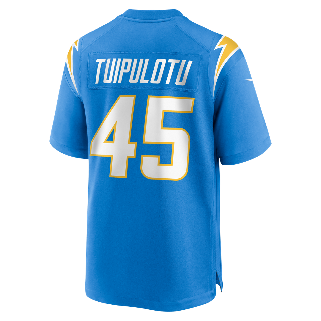 Tuli Tuipulotu Los Angeles Chargers Team Jersey - Powder Blue