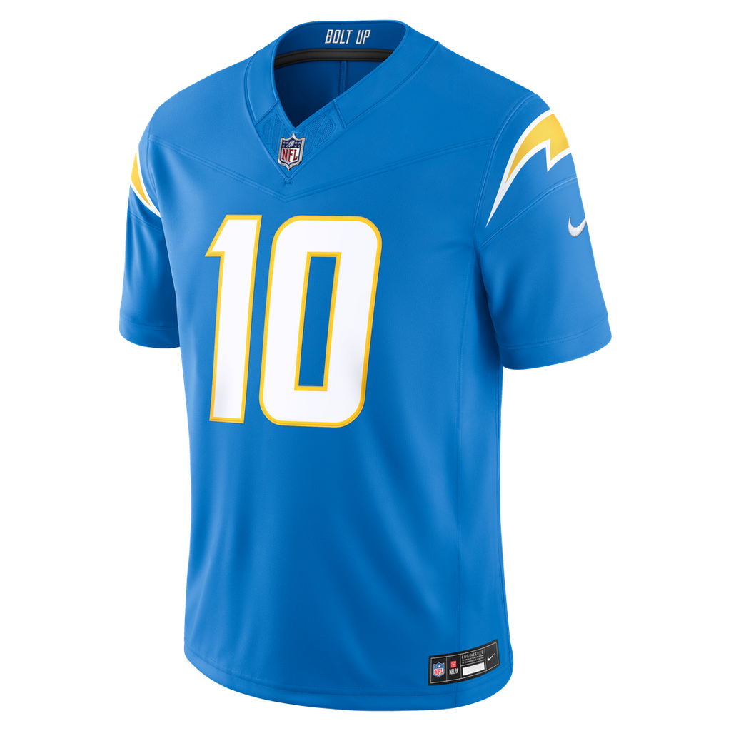 Justin Herbert Los Angeles Chargers Alternate Super Chargers Stitched Jersey - Navy