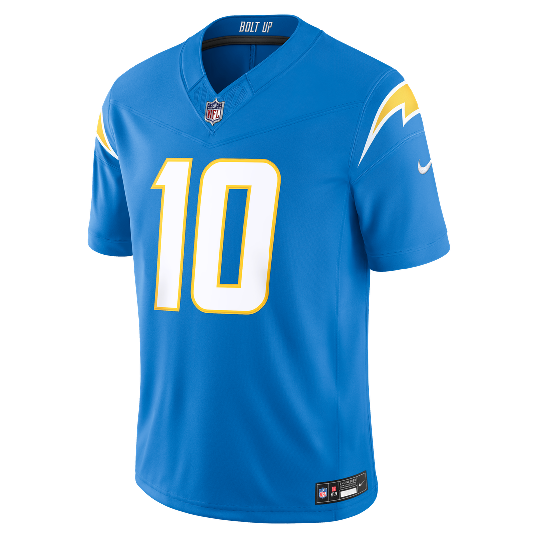 Justin Herbert Los Angeles Chargers Alternate Super Chargers Stitched Jersey - Navy
