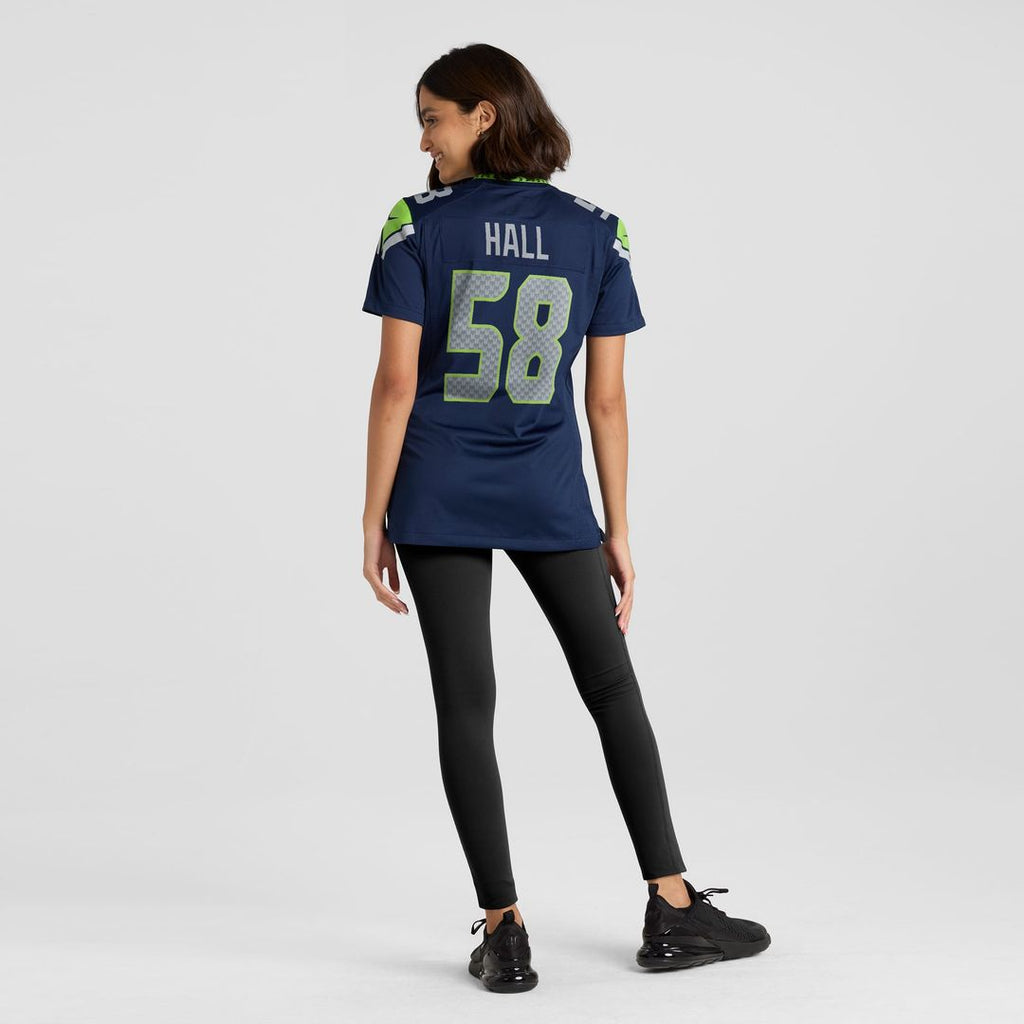 Derick Hall Seattle Seahawks Women's Team Jersey - College College Navy