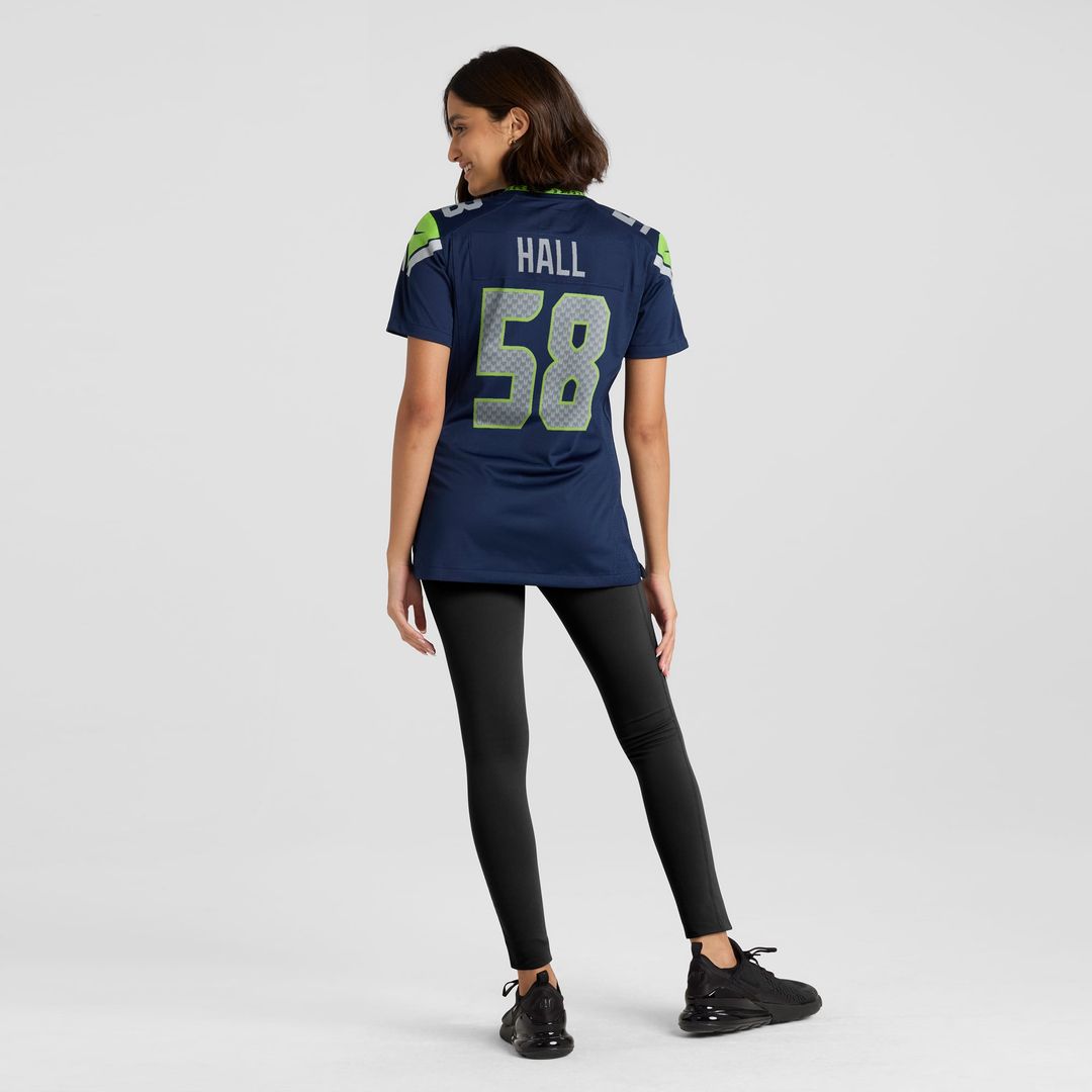 Derick Hall Seattle Seahawks Women's Team Jersey - College College Navy