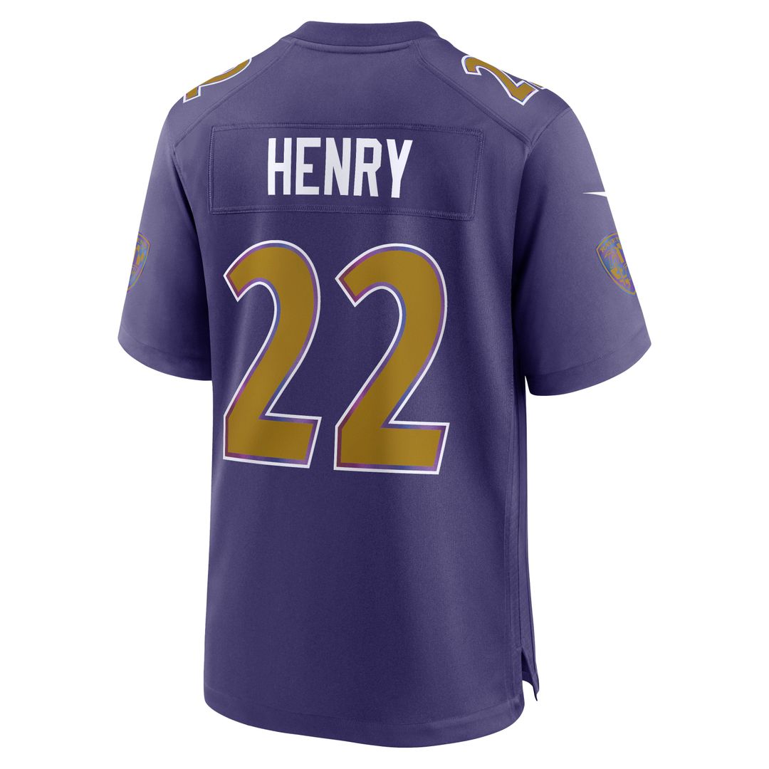 Derrick Henry Baltimore Ravens Alternate Jersey - Purple