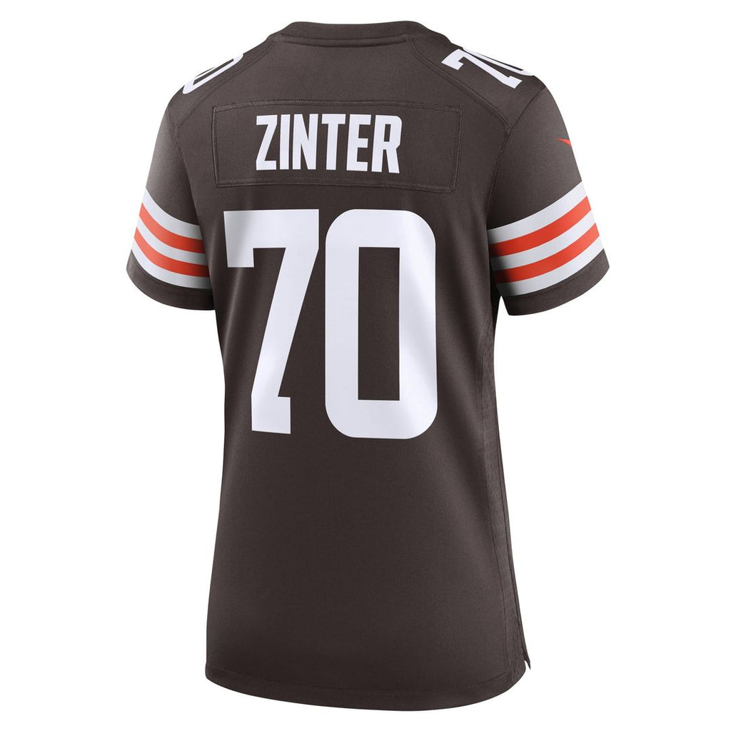 Zak Zinter Cleveland Browns Women's Jersey - Brown