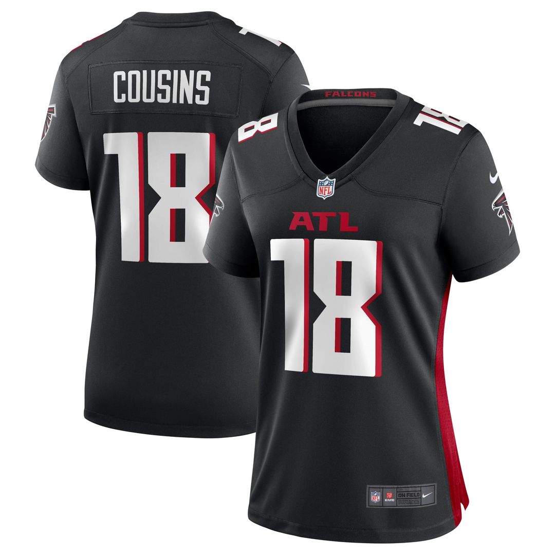 Kirk Cousins Atlanta Falcons Women's Jersey - Black