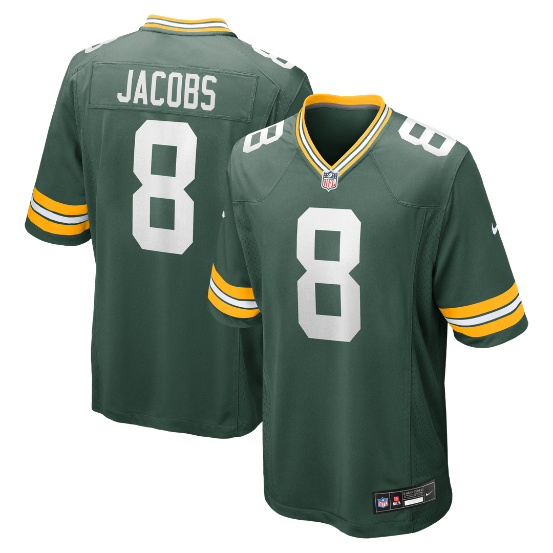 Josh Jacobs Green Bay Packers Team Jersey - Green