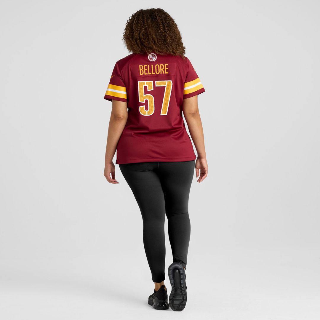 Nick Bellore Washington Commanders Women's Team Jersey - Burgundy
