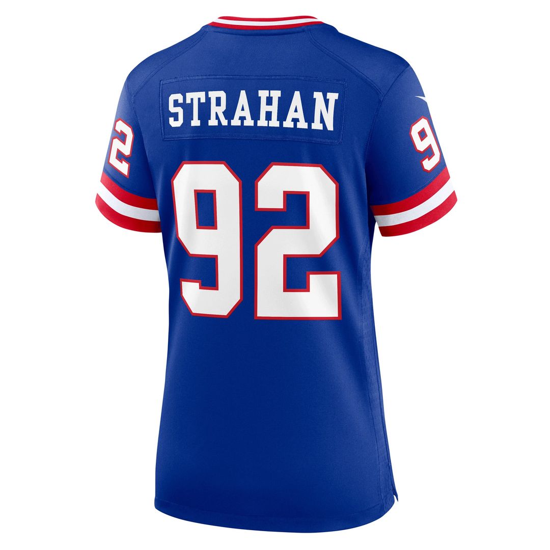 Michael Strahan New York Giants Women's Classic Retired Player Jersey - Royal