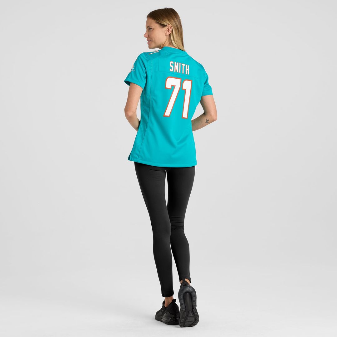 Kion Smith Miami Dolphins Women's Jersey - Aqua