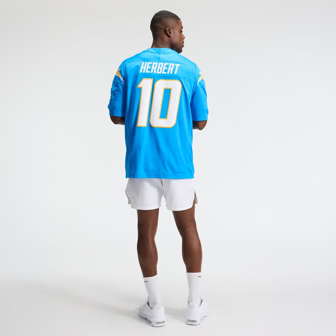 Justin Herbert Los Angeles Chargers Alternate Super Chargers Stitched Jersey - Navy