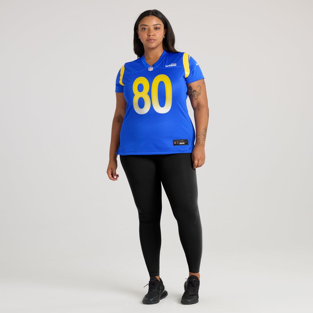 Isaac Bruce Los Angeles Rams Women's Game Retired Player Jersey - Royal