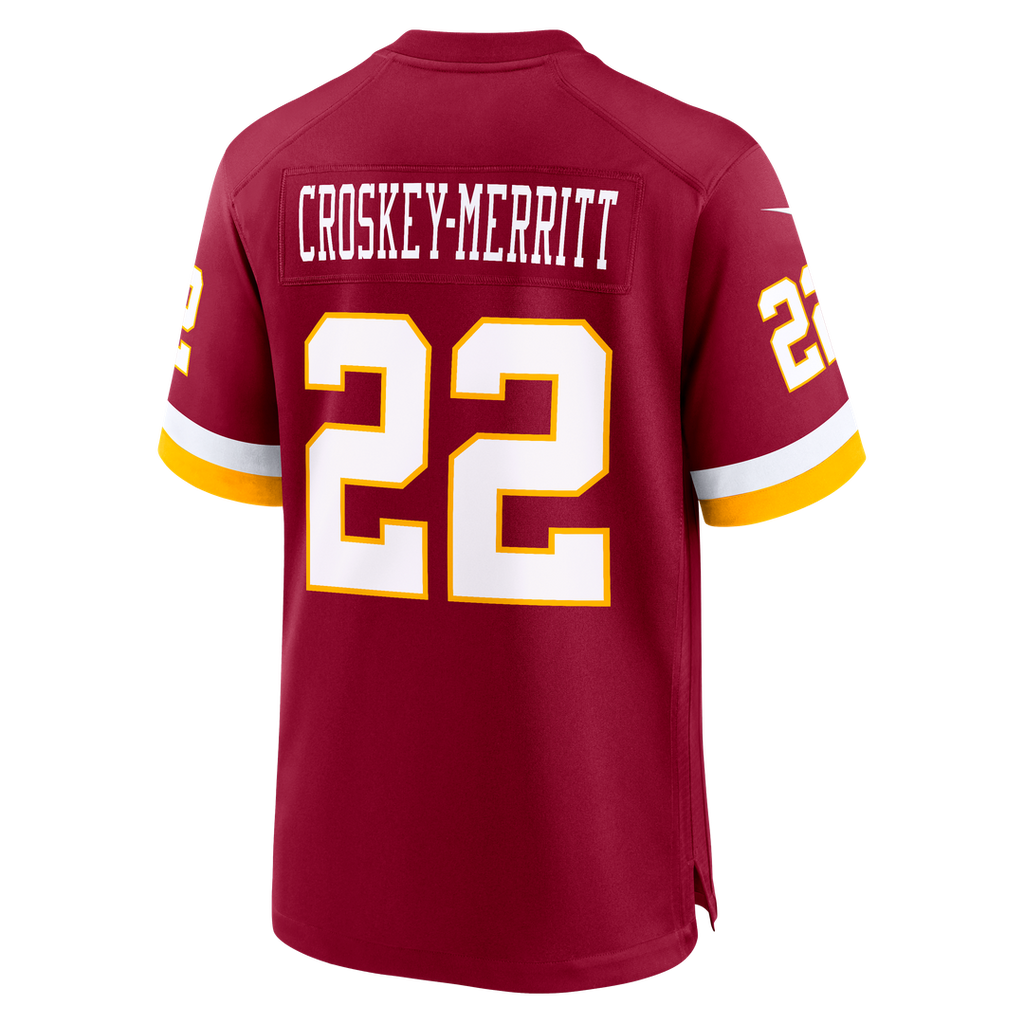 Jacory Croskey-Merritt Washington Commanders Game Championship Era Jersey - White