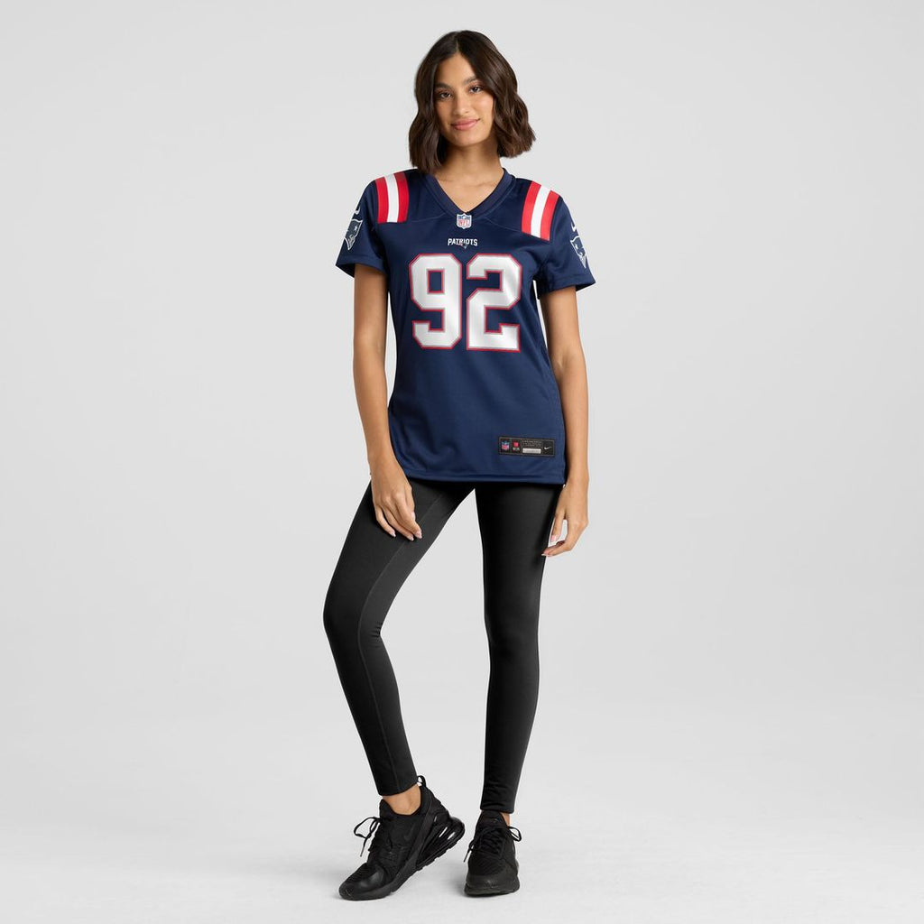 Joshua Farmer New England Patriots Women's Team Jersey - Navy