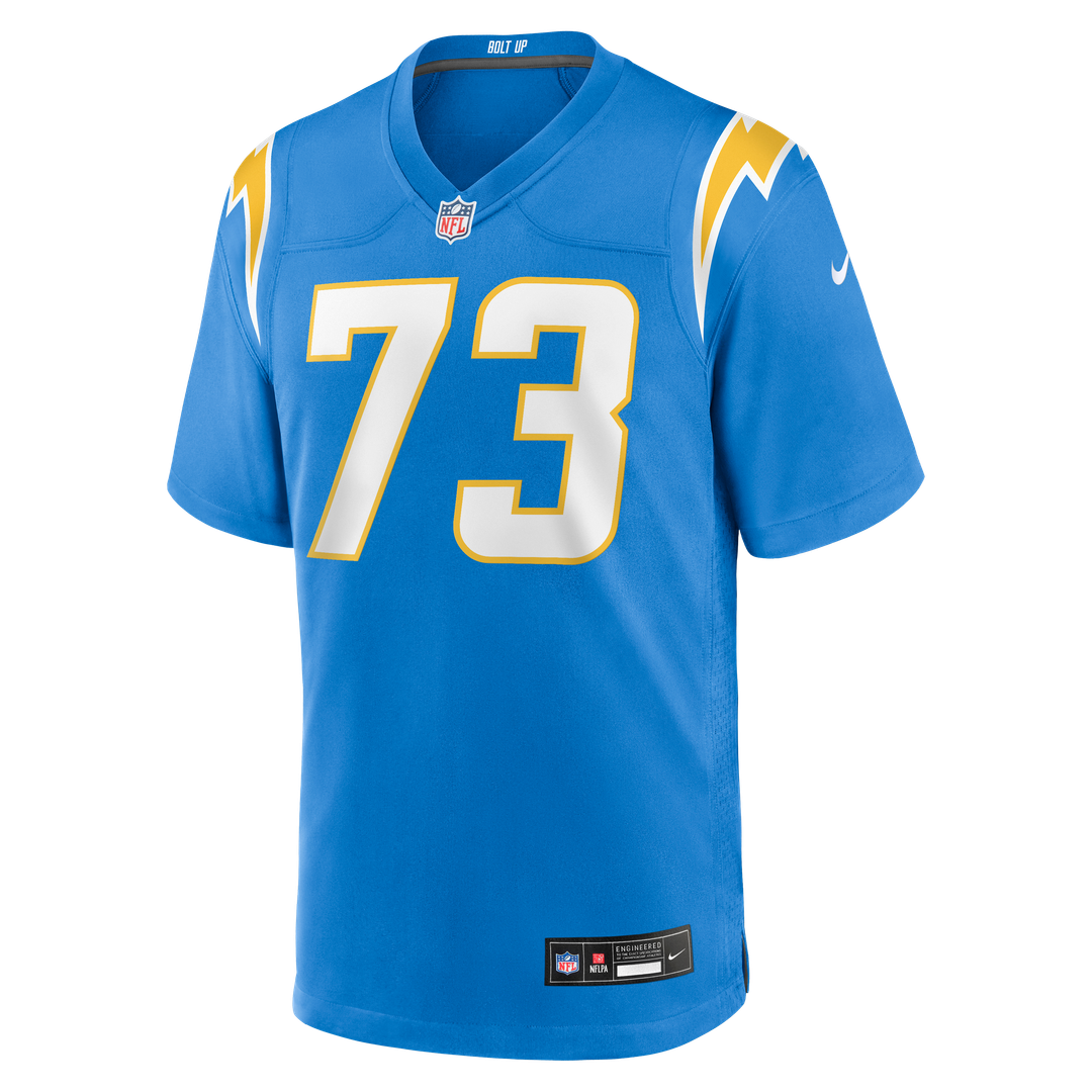 Mekhi Becton Los Angeles Chargers Team Jersey - Powder Blue
