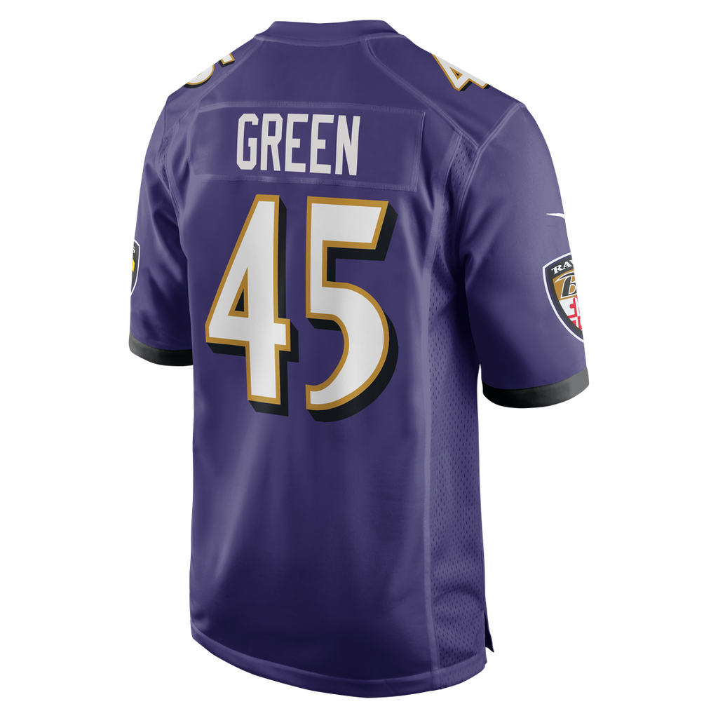 Mike Green Baltimore Ravens Team Jersey - Purple