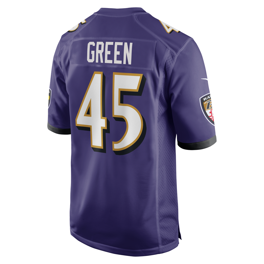 Mike Green Baltimore Ravens Team Jersey - Purple