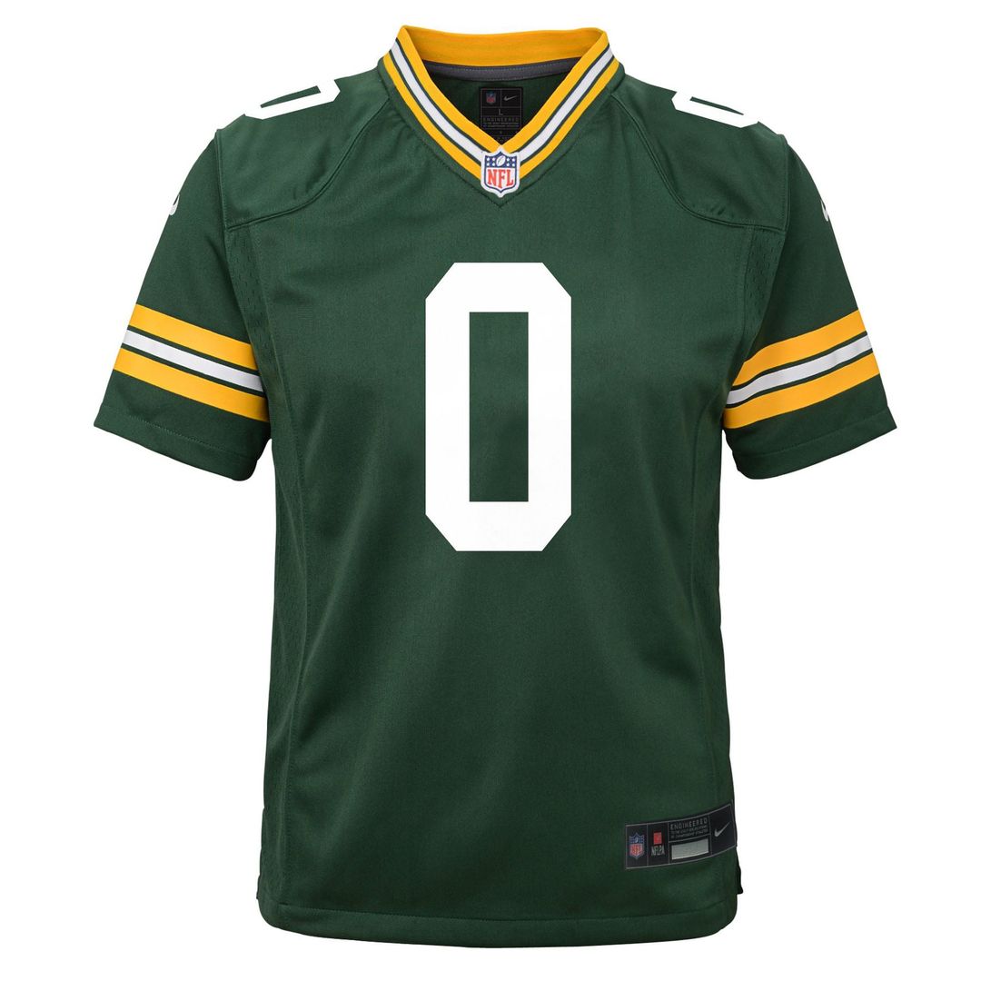 Matthew Golden Green Bay Packers Youth Team Jersey - Green