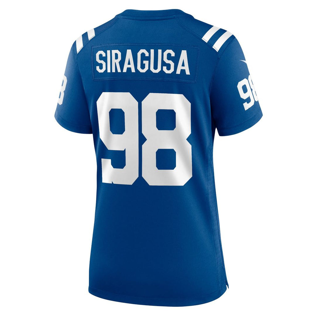 Tony Siragusa Indianapolis Colts Women's Indiana Nights Alternate Jersey - Royal