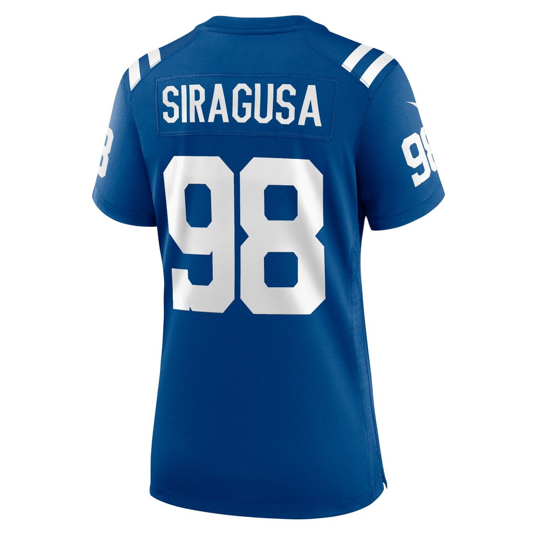 Tony Siragusa Indianapolis Colts Women's Indiana Nights Alternate Jersey - Royal