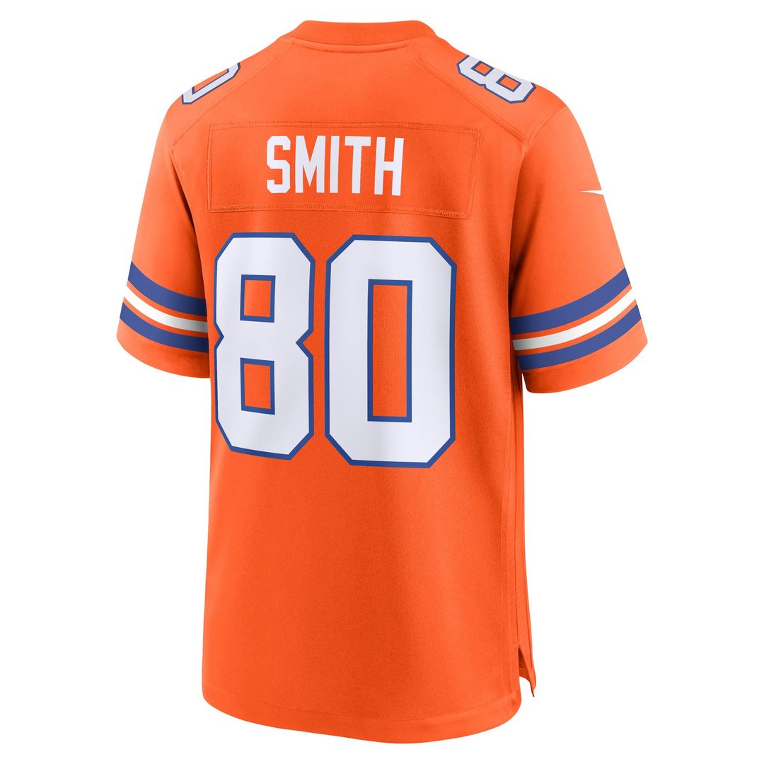 Rod Smith Denver Broncos Retired Player Alternate Jersey - Orange