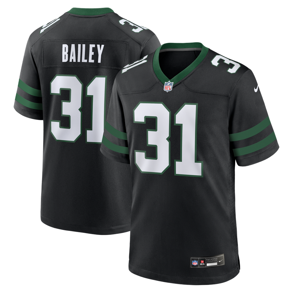 David Bailey New York Jets Alternate Jersey - Legacy Black