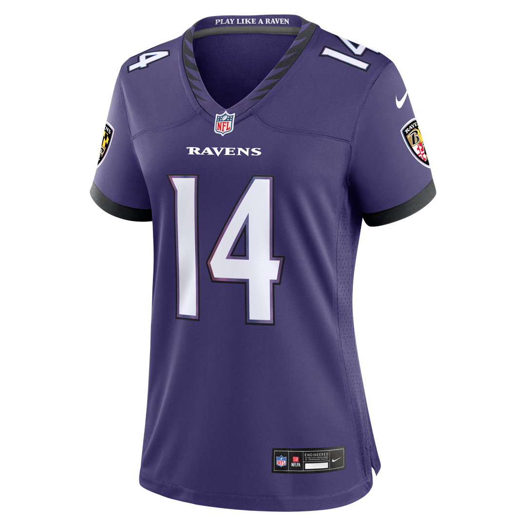 Kyle Hamilton Baltimore Ravens Women's Team Jersey - Purple