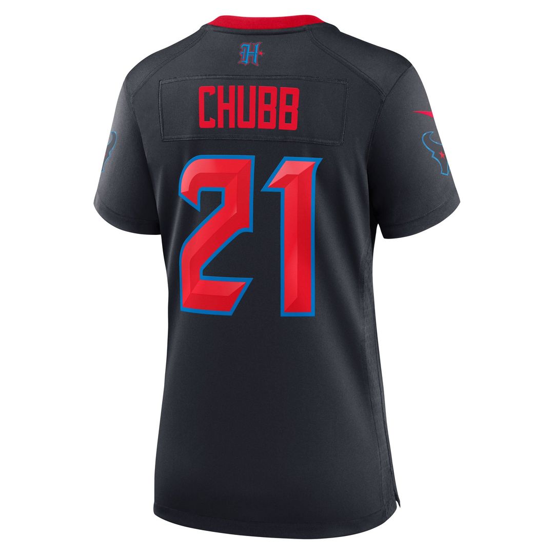 Nick Chubb Houston Texans Women's Jersey - Navy