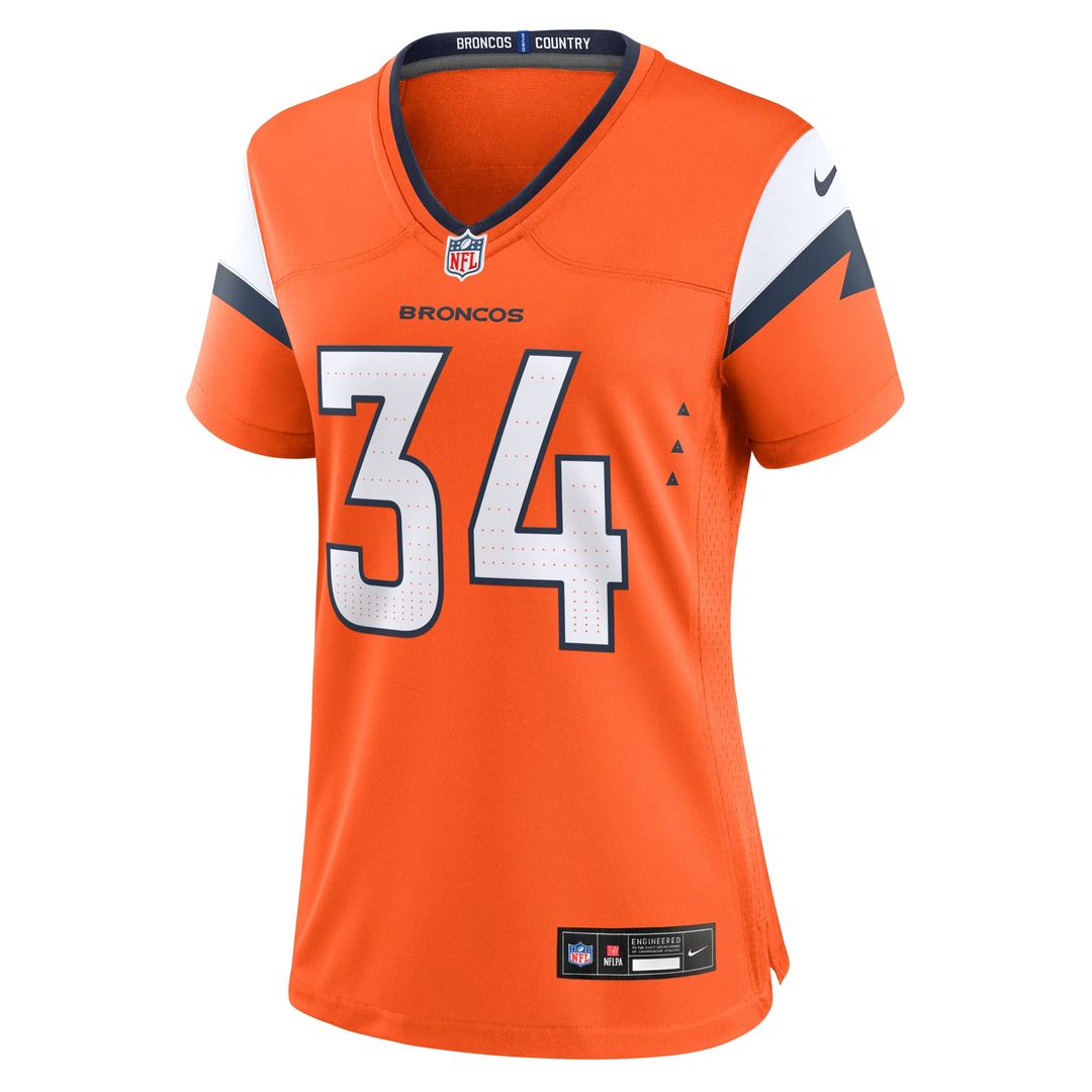JL Skinner Denver Broncos Women's Team Jersey - Orange