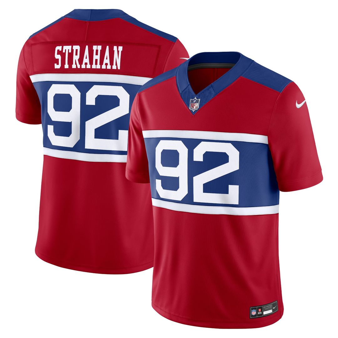 Michael Strahan New York Giants Alternate Retired Player Jersey - Century Red