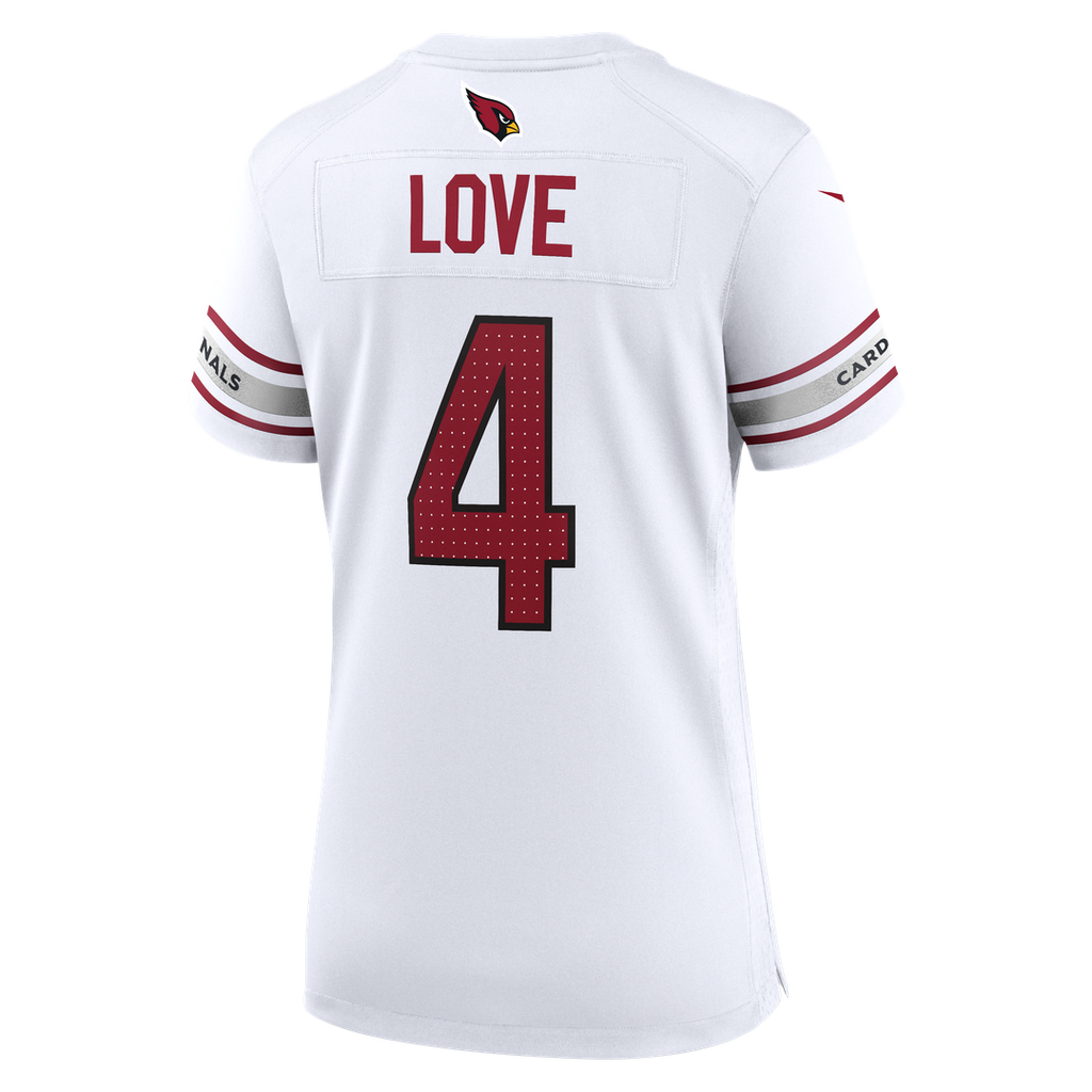 Jeremiyah Love Arizona Cardinals Women's Jersey - White