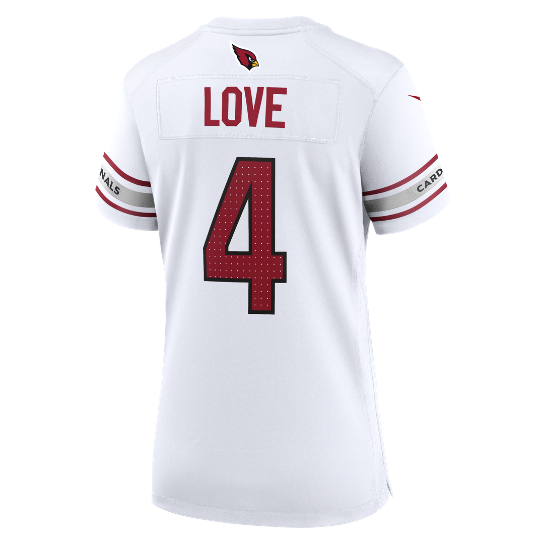 Jeremiyah Love Arizona Cardinals Women's Jersey - White