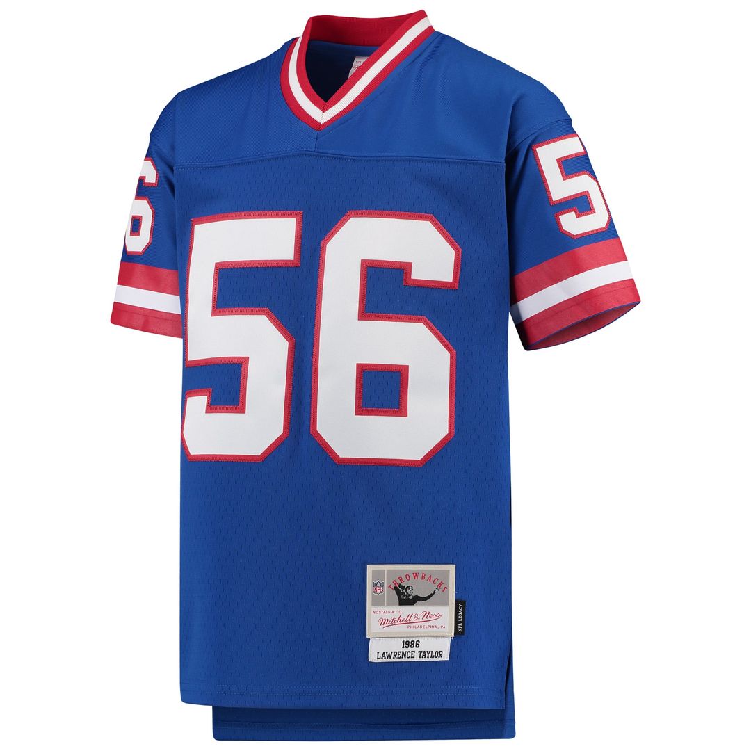 Lawrence Taylor New York Giants Youth 1986 Legacy Retired Player Jersey - Royal