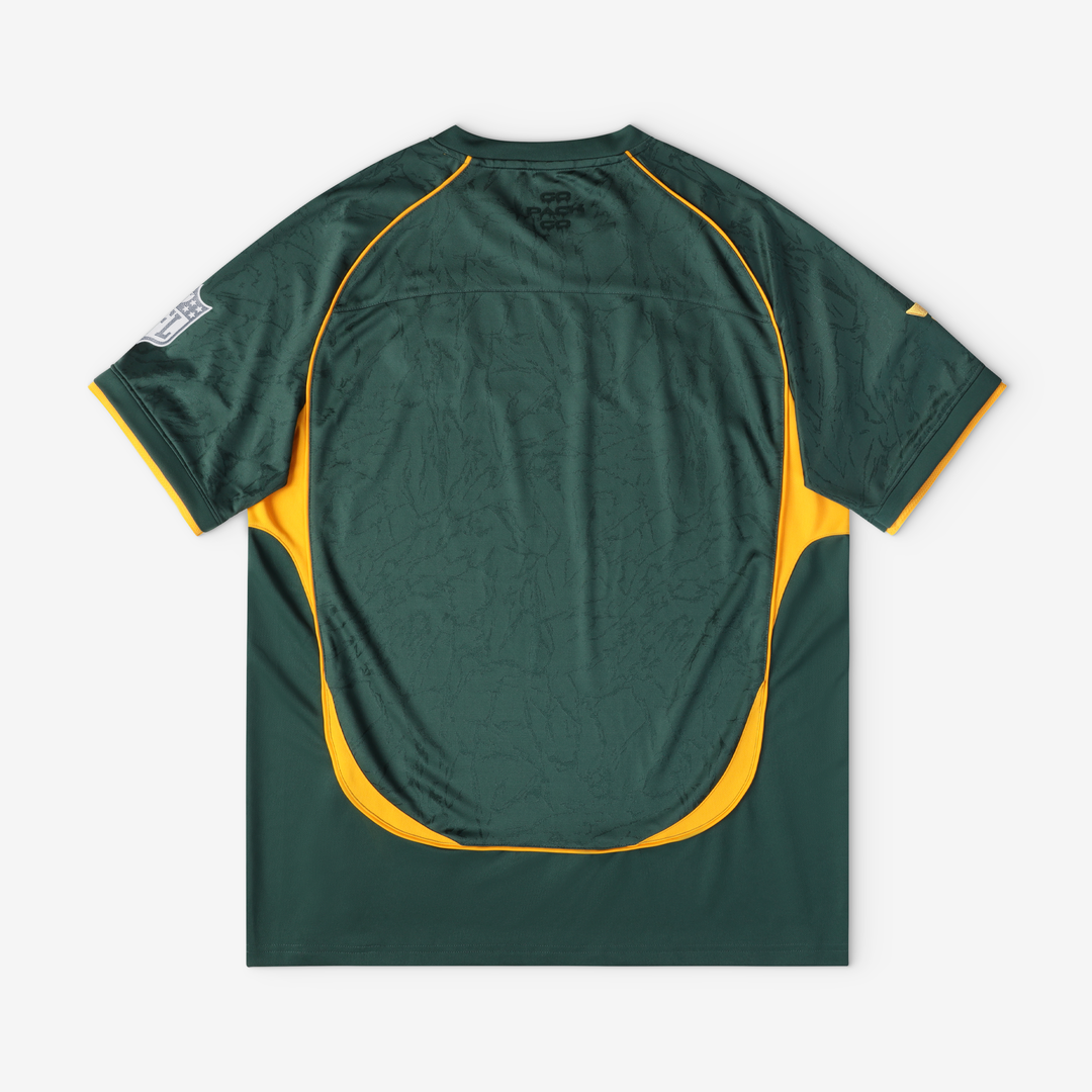 Green Bay Packers Youth Football x Football V-Neck Fan Top - Green