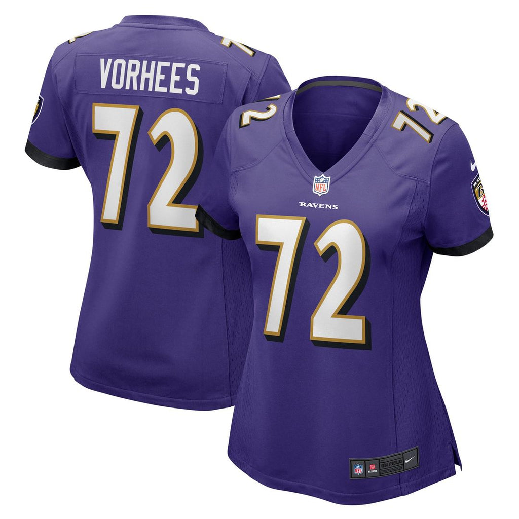 Andrew Vorhees Baltimore Ravens Women's Jersey - Purple