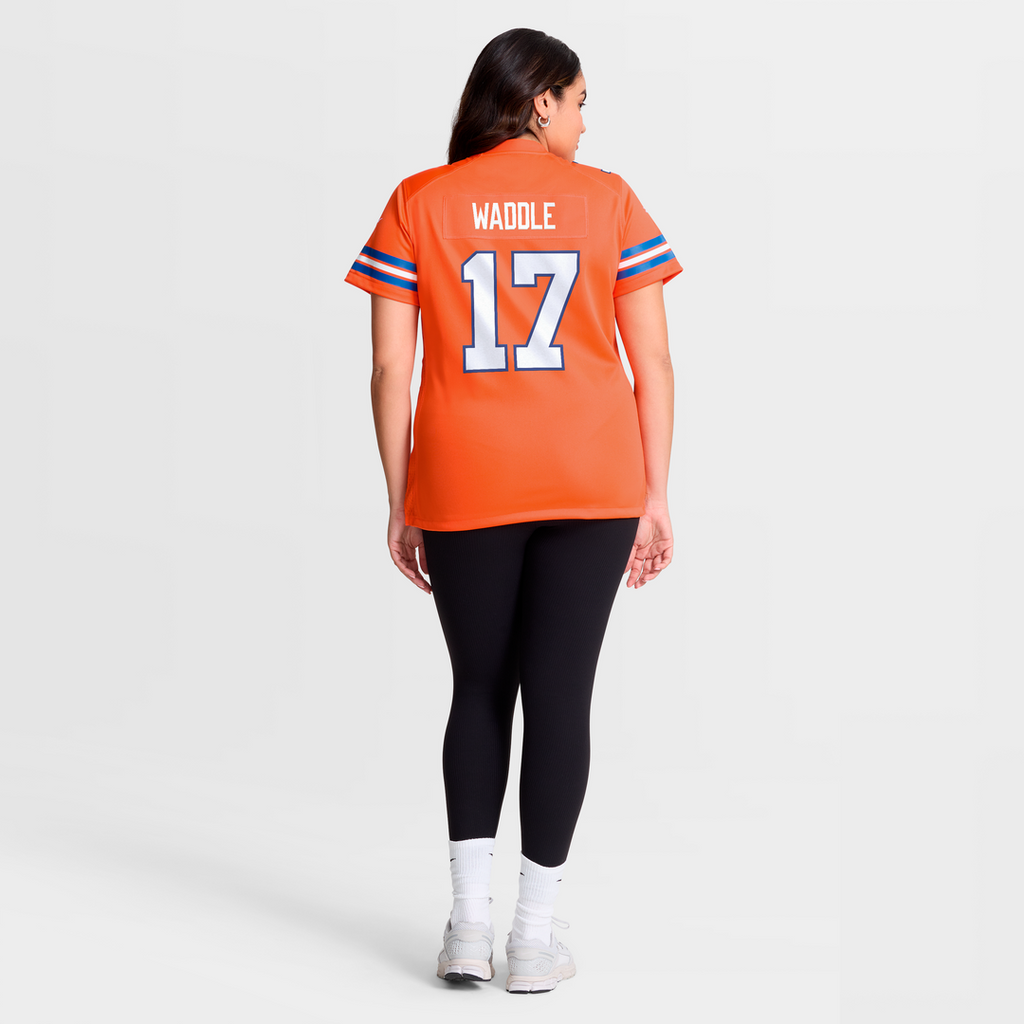 Jaylen Waddle Denver Broncos Women's Mile High Collection 1977 Throwback Jersey - Orange