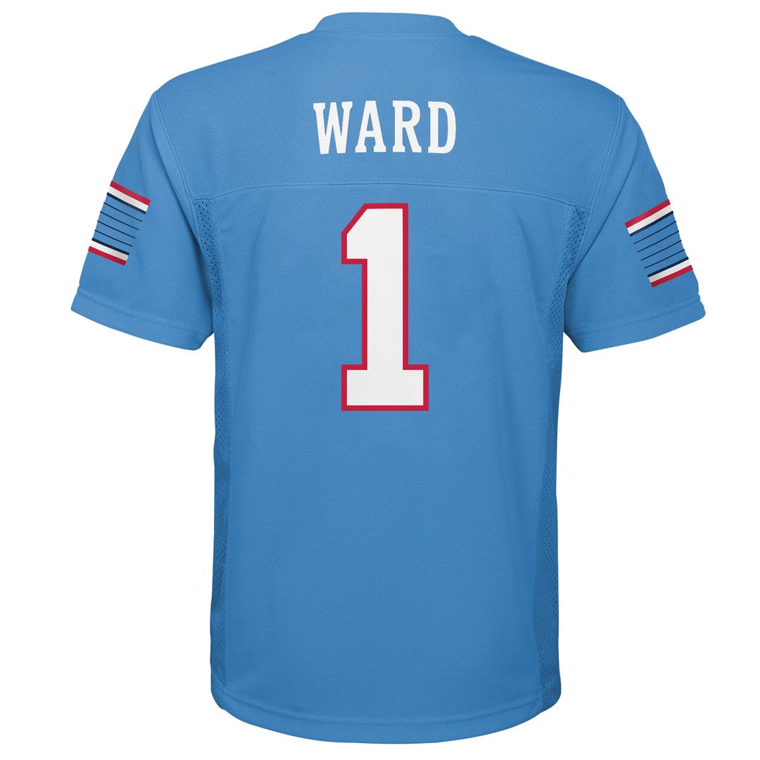 Cameron Ward Tennessee Titans Youth Team Jersey - Light Blue