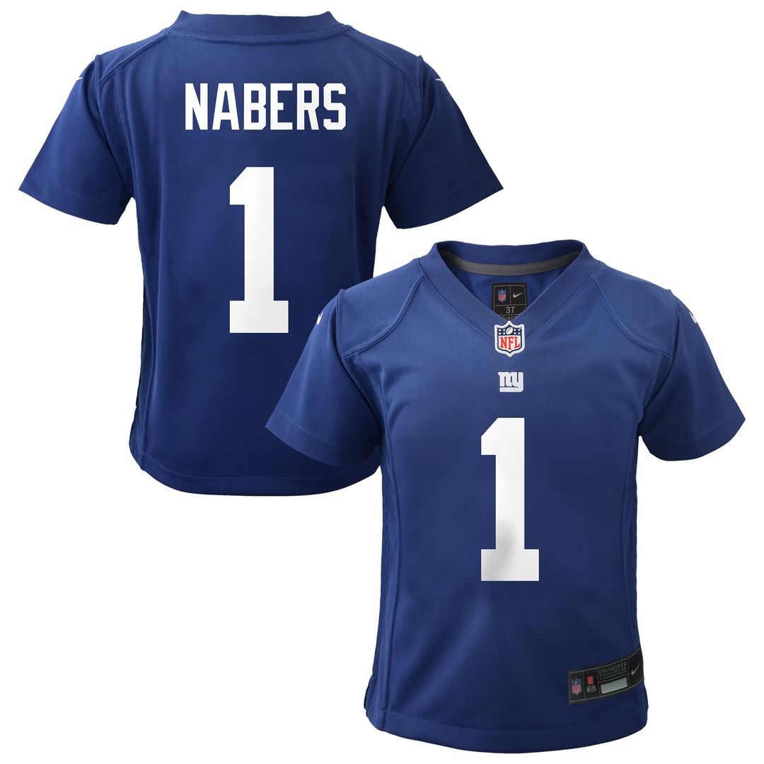 Malik Nabers New York Giants Preschool Team Player Jersey - Royal