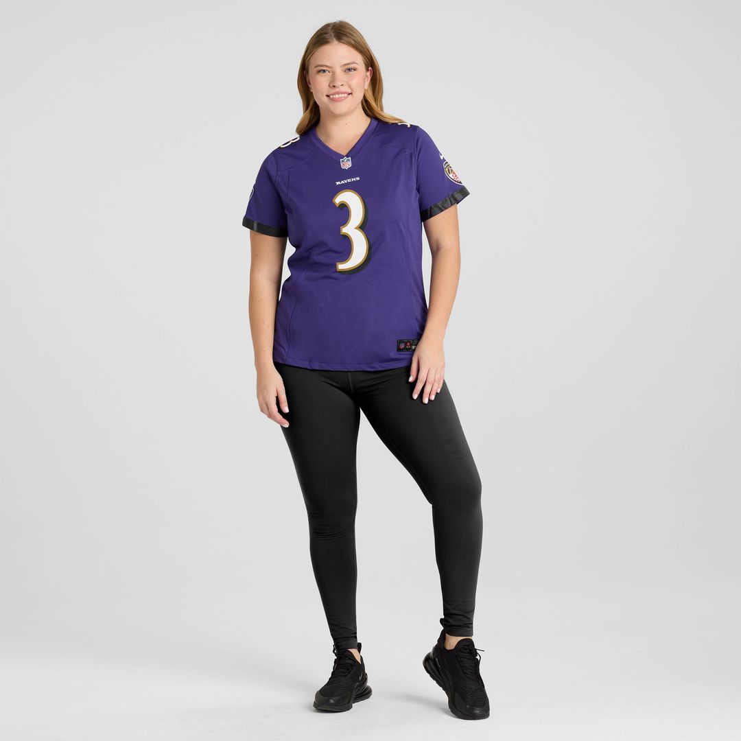 Chidobe Awuzie Baltimore Ravens Women's Team Jersey - Purple