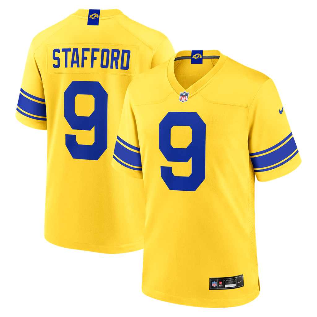 Matthew Stafford Los Angeles Rams White Jersey - White