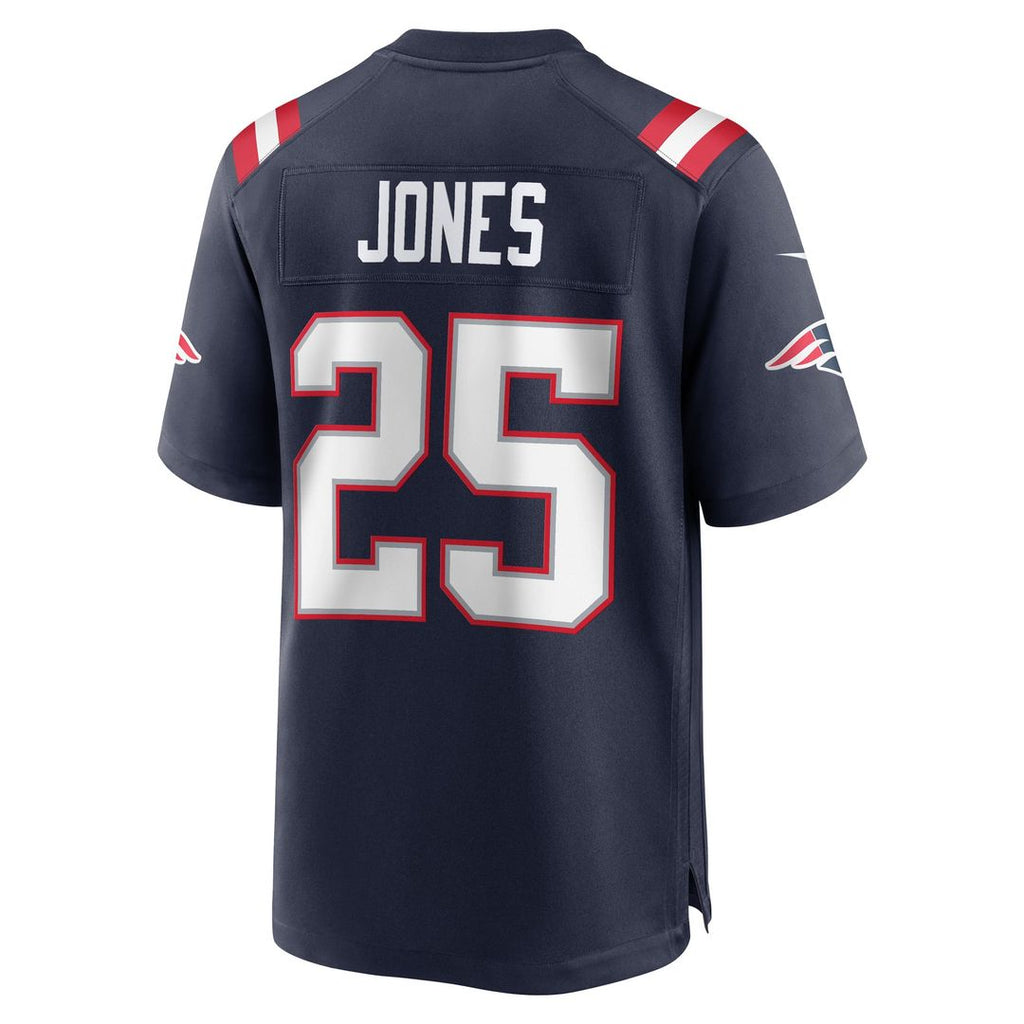 Marcus Jones New England Patriots Jersey - Navy